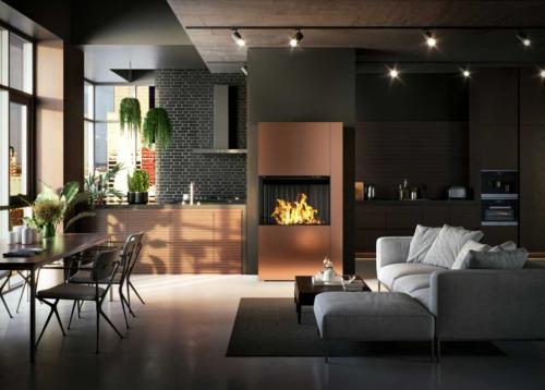 Spartherm stove Zirkon 2L Living Fire